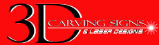 Front 3dcarving Signs & Laser red background web