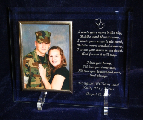 Glass Photo Frame 5 x 7 1SM