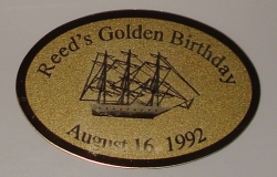 Reeds Metal Tag Engraving 