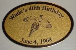 Wade's Metal tag engraving
