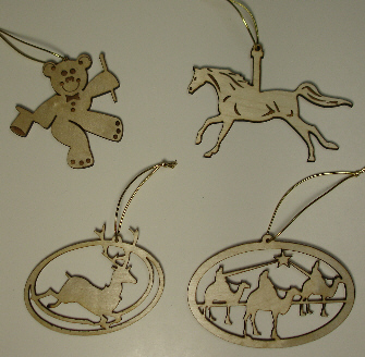 Bear, Horse, Raindeer, 3 Wisemen 