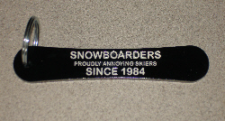 Snowboarder Key chain