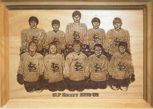 Team Hockey Plaque