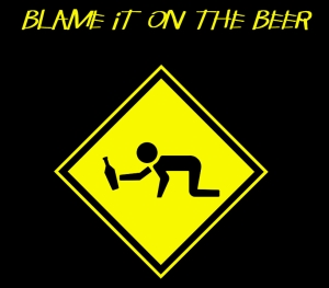 T-Shirt Blame it on the Beer SM