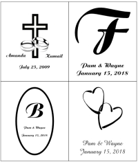 Weddings Unity Candle LayoutsSM